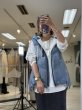 画像7: ●ご予約ポイント対象●期間限定掲載●【7/18 LIVEご紹介アイテム】ダンガリーダウンベスト＜予約/11＞ (7)