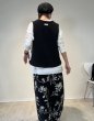 画像5: ●ご予約ポイント対象●期間限定掲載●【7/18 LIVEご紹介アイテム】花柄ジャガードVネックベスト＜予約/9-10＞ (5)