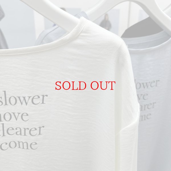 画像2: ●SPECIAL SALE●【1/15 LIVEアイテム】●ワッシャーロゴTブラウス＜予約/10＞ (2)