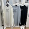 画像1: ●ご予約ポイント対象●期間限定掲載●【7/23 LIVEご紹介アイテム】ワッシャーロゴTブラウス＜予約/10＞ (1)
