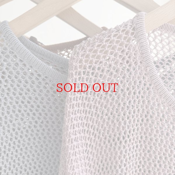 画像4: ●メーカー在庫限り●短期掲載【8/27 LIVEアイテム】サイドスリットメッシュプルオーバー (4)