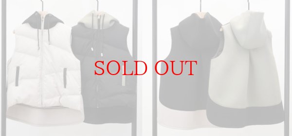 画像7: ●在庫限り●期間限定掲載●【10/14 LIVEご紹介アイテム】異素材ドッキングボンディングダウンベスト（メーカー確認後お取り寄せ） (7)