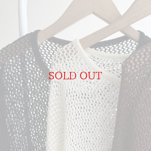 画像7: ●メーカー在庫限り●短期掲載【8/27 LIVEアイテム】サイドスリットメッシュプルオーバー (7)