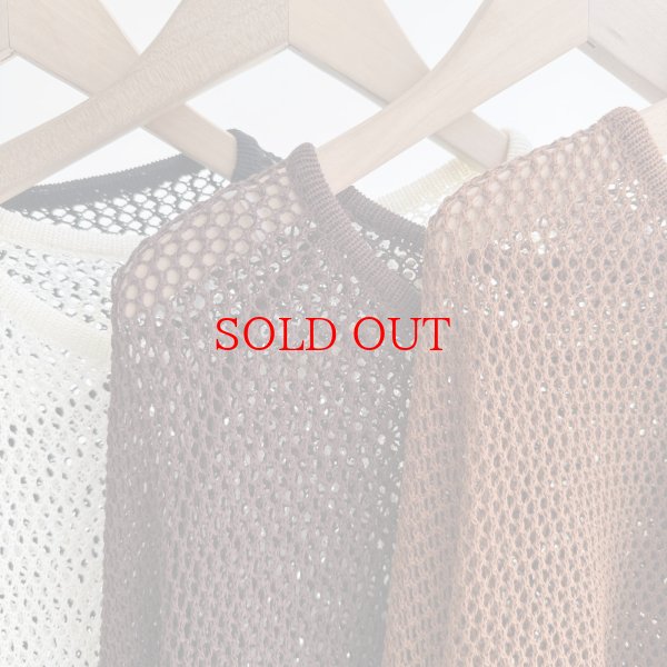 画像5: ●メーカー在庫限り●短期掲載【8/27 LIVEアイテム】サイドスリットメッシュプルオーバー (5)