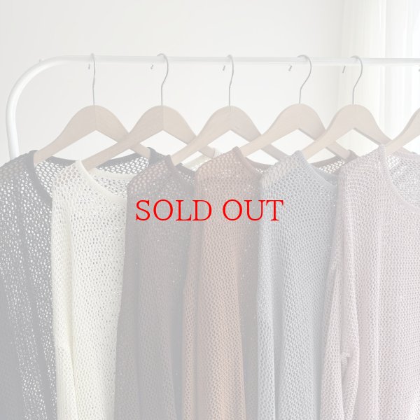 画像3: ●メーカー在庫限り●短期掲載【8/27 LIVEアイテム】サイドスリットメッシュプルオーバー (3)