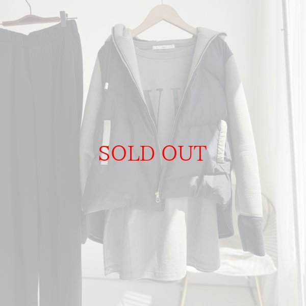 画像1: ●期間限定掲載●【 11/14LIVEご紹介アイテム】異素材ドッキングボンディングダウンジャケット（メーカー確認後お取り寄せ） (1)