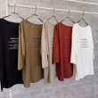 画像1: ●生産枠限り●晩夏〜秋に使える展示会シリーズ●【7/28 LIVEご紹介アイテム】接触冷感◎とろとろバックロゴ八部袖T (1)