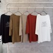 画像2: ●生産枠限り●晩夏〜秋に使える展示会シリーズ●【7/28 LIVEご紹介アイテム】接触冷感◎とろとろバックロゴ八部袖T (2)
