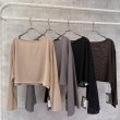 画像1: ●生産枠限り●晩夏〜秋に使える展示会シリーズ●【7/28 LIVEご紹介アイテム】レイヤードメッシュプルオーバー (1)