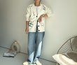 画像14: ●生産枠に限りあり●ご予約ポイント対象●期間限定掲載●【8/14 LIVEご紹介アイテム】殴り書き刺繍ロゴカーディガン（予約/10） (14)
