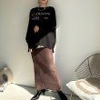 画像3: ●生産枠に限りあり●期間限定掲載●【8/14 LIVEご紹介アイテム】シンプルロゴバックギャザーオーバーロンT (3)