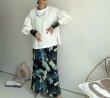 画像1: ●生産枠に限りあり●期間限定掲載●【8/14 LIVEご紹介アイテム】ニュアンス柄シリーズ●スカート (1)