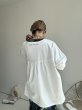画像7: ●生産枠に限りあり●期間限定掲載●【8/14 LIVEご紹介アイテム】シンプルロゴバックギャザーオーバーロンT (7)