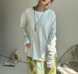 画像4: ●生産枠に限りあり●期間限定掲載●【8/14 LIVEご紹介アイテム】袖シアー切替トップス (4)