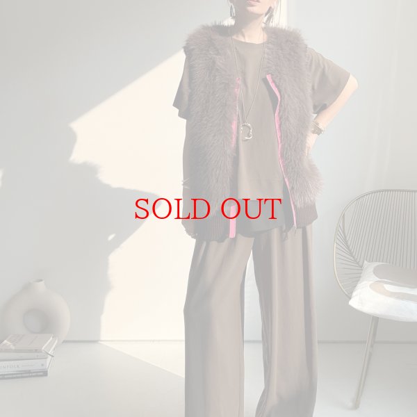 画像9: ●追加生産決定!!!●生産数に限りあり●【8/23 LIVEアイテム】配色ファーニットベスト（予約/10） (9)