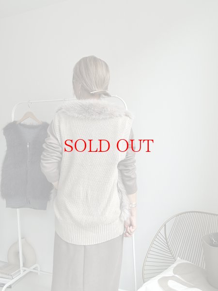 画像8: ●追加生産決定!!!●生産数に限りあり●【8/23 LIVEアイテム】配色ファーニットベスト（予約/10） (8)