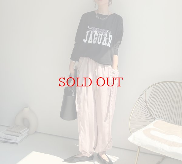 画像2: ●8/28の17時まで限定受注●Lさん、LLさんもOK◎大人気アイテム【8/27 LIVEアイテム】サテンカーゴパンツ (2)