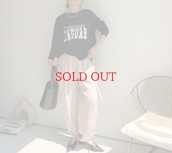 画像3: ●8/28の17時まで限定受注●Lさん、LLさんもOK◎大人気アイテム【8/27 LIVEアイテム】サテンカーゴパンツ (3)