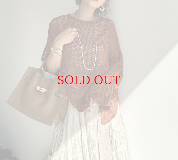 画像24: ●メーカー在庫限り●短期掲載【8/27 LIVEアイテム】サイドスリットメッシュプルオーバー (24)