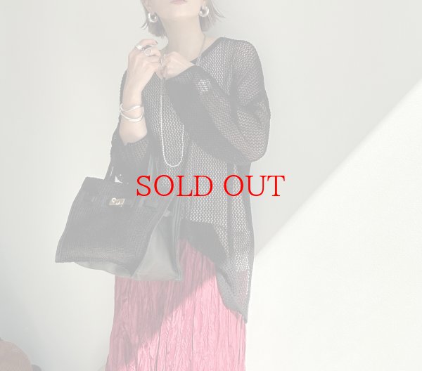 画像27: ●メーカー在庫限り●短期掲載【8/27 LIVEアイテム】サイドスリットメッシュプルオーバー (27)