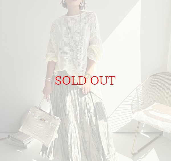 画像22: ●メーカー在庫限り●短期掲載【8/27 LIVEアイテム】サイドスリットメッシュプルオーバー (22)