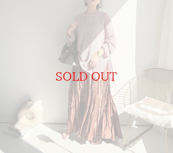 画像15: ●メーカー在庫限り●短期掲載【8/27 LIVEアイテム】サイドスリットメッシュプルオーバー (15)