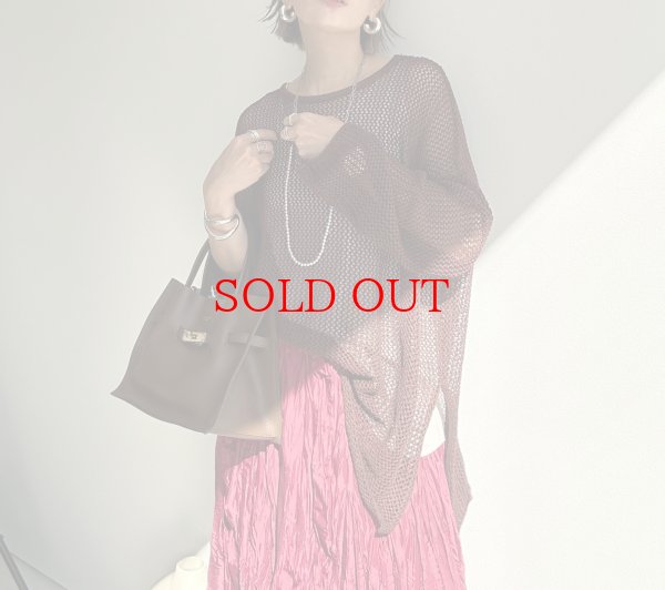 画像9: ●メーカー在庫限り●短期掲載【8/27 LIVEアイテム】サイドスリットメッシュプルオーバー (9)