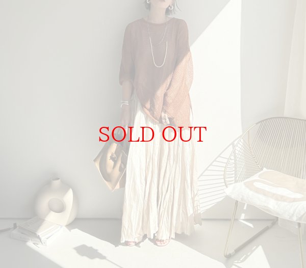 画像25: ●メーカー在庫限り●短期掲載【8/27 LIVEアイテム】サイドスリットメッシュプルオーバー (25)