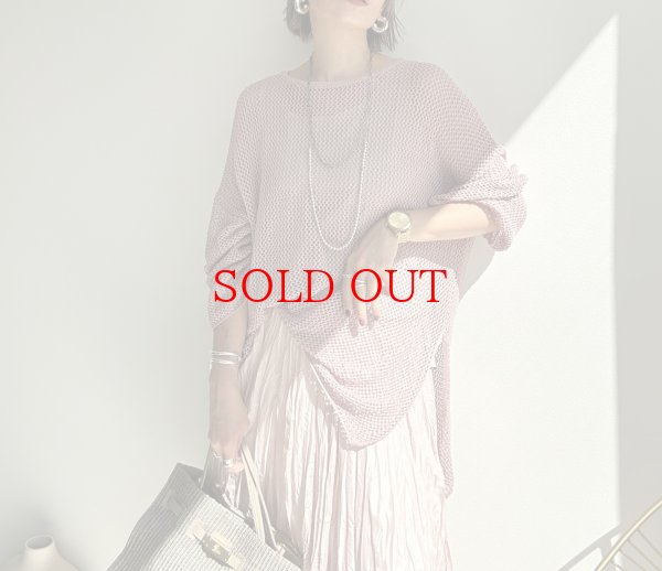 画像16: ●メーカー在庫限り●短期掲載【8/27 LIVEアイテム】サイドスリットメッシュプルオーバー (16)