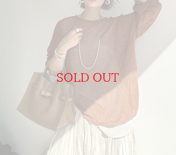 画像23: ●メーカー在庫限り●短期掲載【8/27 LIVEアイテム】サイドスリットメッシュプルオーバー (23)