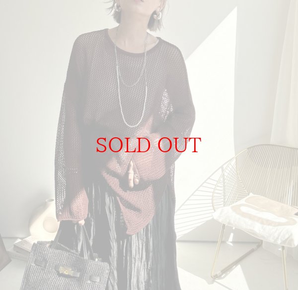 画像13: ●メーカー在庫限り●短期掲載【8/27 LIVEアイテム】サイドスリットメッシュプルオーバー (13)