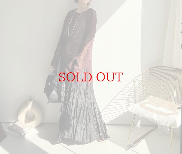 画像12: ●メーカー在庫限り●短期掲載【8/27 LIVEアイテム】サイドスリットメッシュプルオーバー (12)