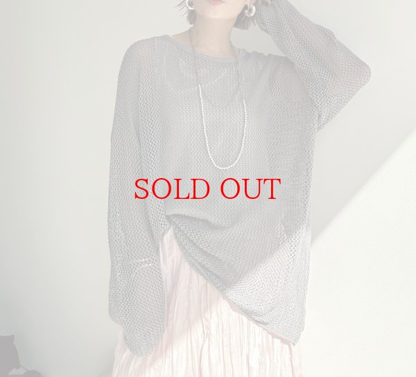 画像18: ●メーカー在庫限り●短期掲載【8/27 LIVEアイテム】サイドスリットメッシュプルオーバー (18)