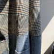 画像4: ●ご予約ポイント対象●期間限定掲載●【8/29 LIVEご紹介アイテム】デニムドッキングチェックジャケット（予約/10） (4)