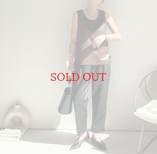 画像6: ●メーカー在庫限り●期間限定掲載【9/3 LIVEアイテム】前後2WAYフェイクレザービスチェ（予約/9-10） (6)