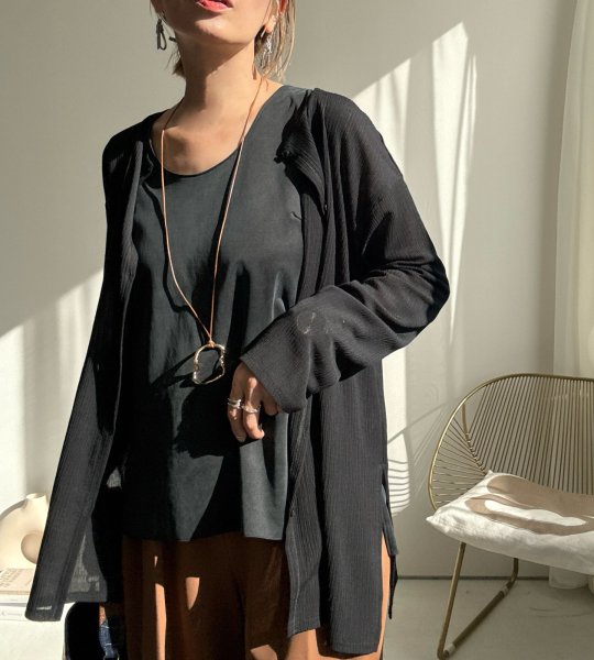 画像6: ●前後2WAY【9/3 LIVEアイテム】2WAY楊柳カーデトップス (6)