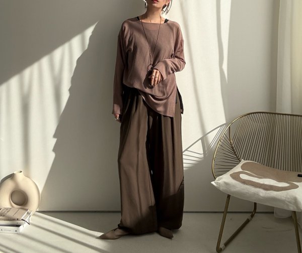 画像3: ●前後2WAY【9/3 LIVEアイテム】2WAY楊柳カーデトップス (3)