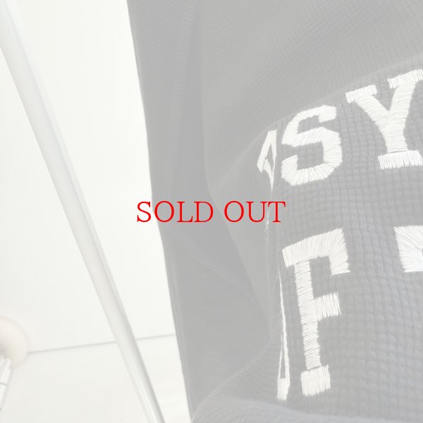 画像4: ●ワッフル素材が珍しい【9/6 LIVEアイテム】サーマルロゴプルオーバー (4)