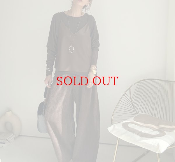 画像9: ●メーカー在庫限り●期間限定掲載【9/3 LIVEアイテム】前後2WAYフェイクレザービスチェ（予約/9-10） (9)