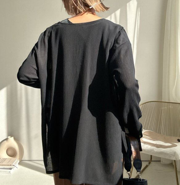 画像7: ●前後2WAY【9/3 LIVEアイテム】2WAY楊柳カーデトップス (7)