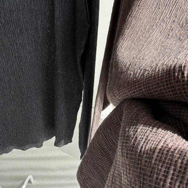 画像8: ●大人の秋コーデに【9/3 LIVEアイテム】ストレッチドルマントップス (8)