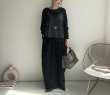 画像4: ●大人の秋コーデに【9/3 LIVEアイテム】ストレッチドルマントップス (4)