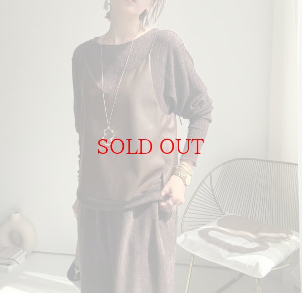 画像10: ●メーカー在庫限り●期間限定掲載【9/3 LIVEアイテム】前後2WAYフェイクレザービスチェ（予約/9-10） (10)