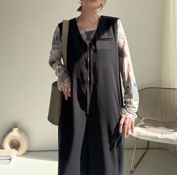 画像5: ●メーカー在庫限り●期間限定掲載【9/6 LIVEアイテム】4段階でフリーカットできちゃう◎ジップデザインオールインワン（メーカー確認後取り寄せ） (5)