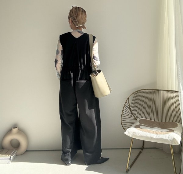 画像6: ●メーカー在庫限り●期間限定掲載【9/6 LIVEアイテム】4段階でフリーカットできちゃう◎ジップデザインオールインワン（メーカー確認後取り寄せ） (6)