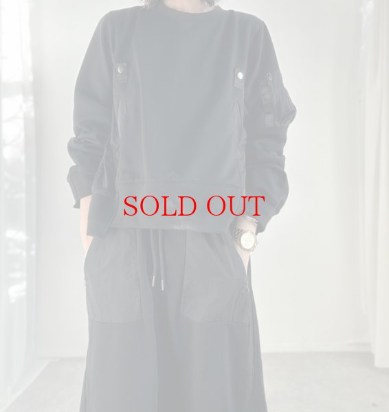 画像1: ●3連休限定SALE●【LIVEご紹介アイテム】MA-1ドッキングスエット (1)