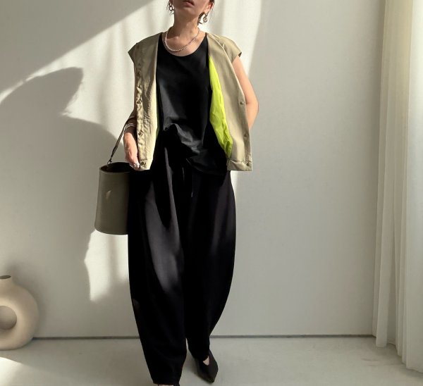 画像7: ●裏配色が可愛い!!【9/23 LIVEご紹介アイテム】裏配色コクーンベスト (7)