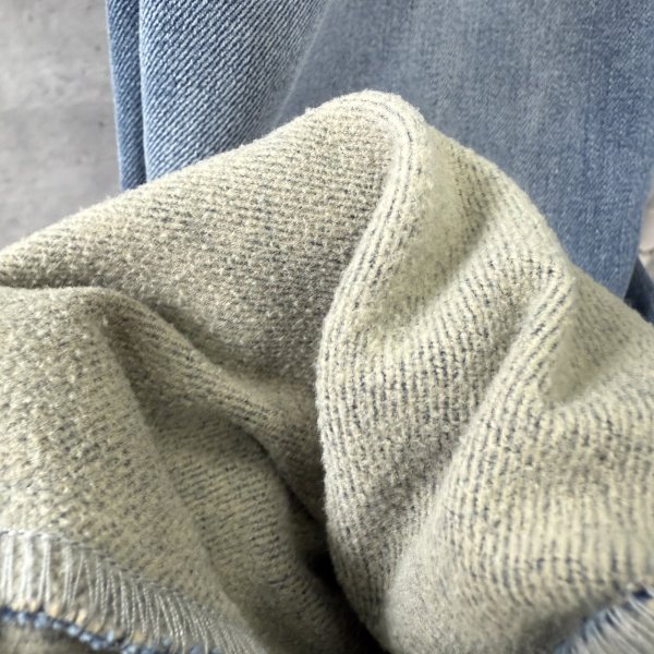 画像2: ●生産枠限り●期間限定●ご予約5倍ポイント対象●【9/29 LIVEご紹介アイテム】あの!!タックボリュームパンツが裏起毛デニムに!!●タックボリューム裏起毛デニム（予約/1） (2)