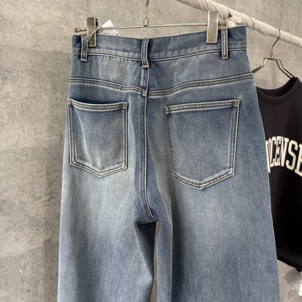 画像3: ●生産枠限り●期間限定●ご予約5倍ポイント対象●【9/29 LIVEご紹介アイテム】あの!!タックボリュームパンツが裏起毛デニムに!!●タックボリューム裏起毛デニム（予約/1） (3)