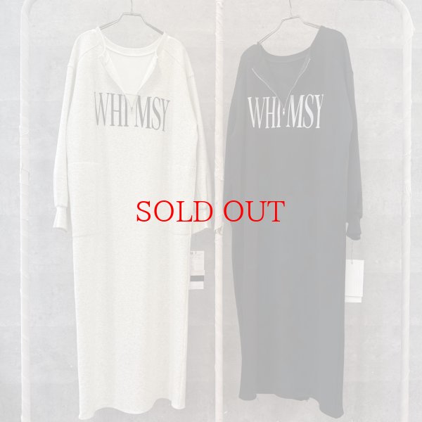 画像2: ●生産枠限り●期間限定掲載●【9/29 LIVEご紹介アイテム】裏毛布ロゴスエットワンピ（予約/11） (2)